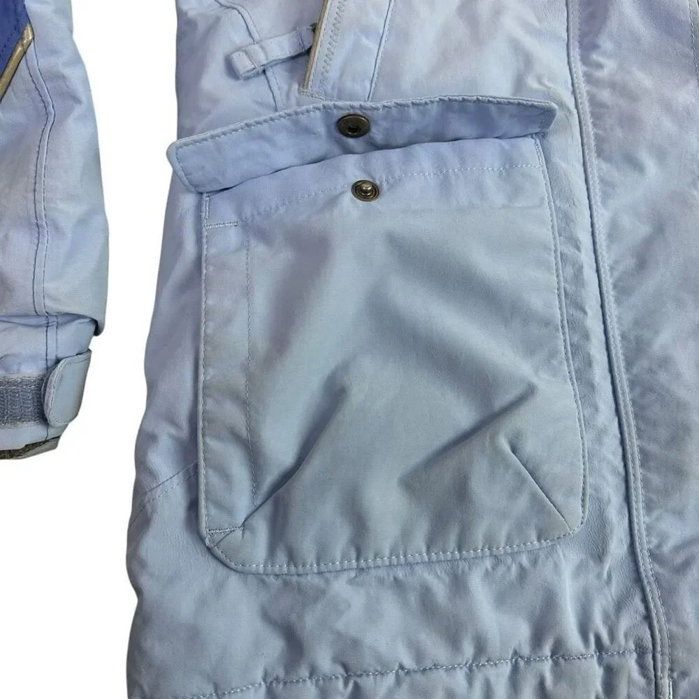 Lands End Squall Jacket Small 7/8 Blue